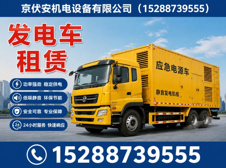 海口静音发电车租赁展示图